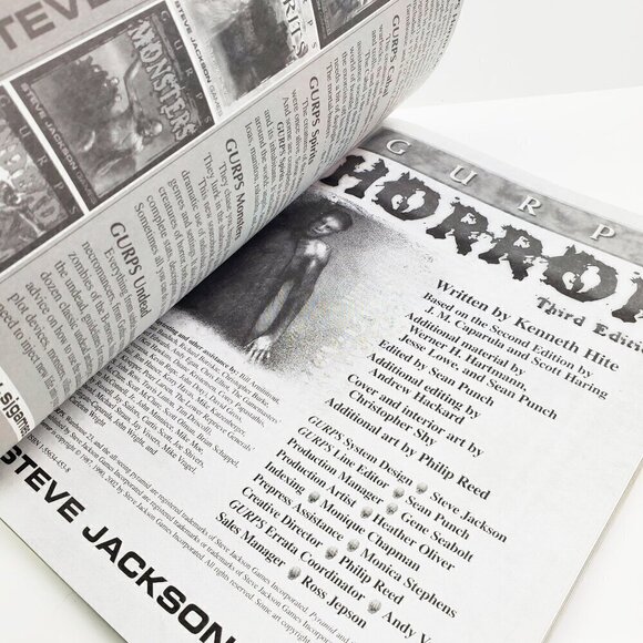 GURPS Horror RPG Book Third Edition Kenneth Hite Steve Jackson Games 2019 - Picture 3 of 9